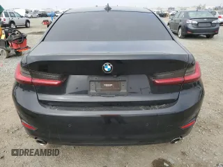 2022 BMW 3 Series 330i with VIN 3MW5R1J06N8C45380, listed as a Copart auction lot 50214105 with 49,995 mi miles and Salvage Title. Bid and sale history available at carsss.com. Image 6.