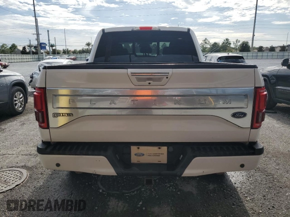 2016 Ford F-150 XLT with VIN 1FTEW1EG7GFA10578, listed as a Copart auction lot 63109335 with 154,643 mi miles and Salvage title. Bid and sale history available at DreamBid. Image 6.