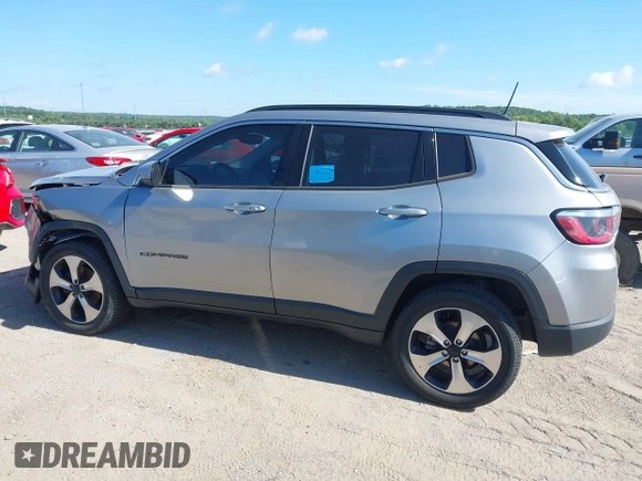 2017 Jeep Compass Latitude with VIN 3C4NJDBBXHT656407, listed as a IAAI auction lot 42562826 with 78,057 mi miles and . Bid and sale history available at DreamBid. Image 14.