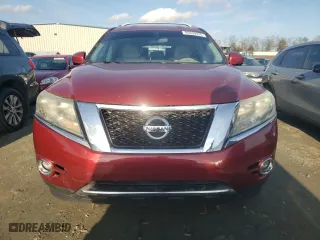 2013 Nissan Pathfinder SV with VIN 5N1AR2MM9DC613513, listed as a Copart auction lot 85639934 with 135,629 mi miles and Clean Title. Bid and sale history available at carsss.com. Image 5.