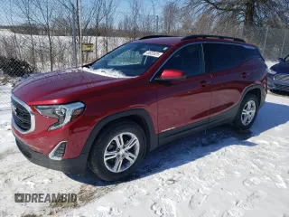 2018 GMC Terrain SLE with VIN 3GKALMEV3JL354854, listed as a Copart auction lot 45855925 with 57,327 mi miles and Clean Title. Bid and sale history available at carsss.com. Image 1.