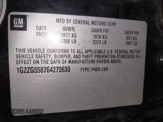 2006 Pontiac G6 6-Cyl z VIN 1G2ZG558764275630, wystawiony jako IAAI lot #41446766 z przebiegiem 218 181 mil mil oraz . Historia ofert i sprzedaży dostępna na DreamBid. Obrazek 9.