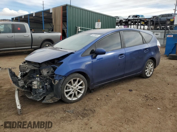 2012 Toyota Prius Two with VIN JTDZN3EUXC3152649, listed as a Copart auction lot 51995235 with 162,140 mi miles and Salvage Title. Bid and sale history available at DreamBid. Image 1.
