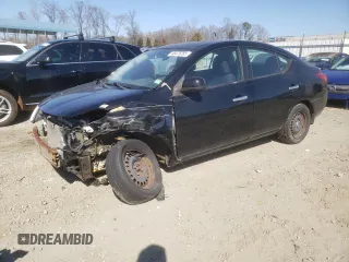 2012 Nissan Versa SV with VIN 3N1CN7AP8CL893094, listed as a Copart auction lot 46476265 with 197,897 mi miles and Salvage Title. Bid and sale history available at carsss.com. Image 1.