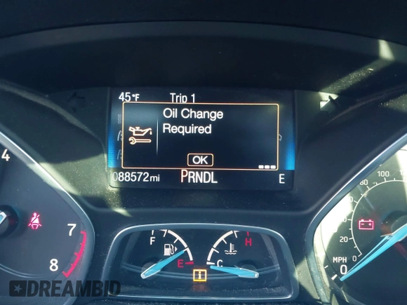 2017 Ford Focus SE with VIN 1FADP3F23HL342081, listed as a IAAI auction lot 41278282 with 88,572 mi miles. Bid and sale history available at carsss.com. Image 7.