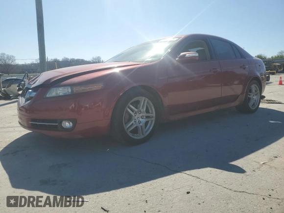 2007 Acura TL with VIN 19UUA662X7A029246, listed as a Copart auction lot 50139175 with 166,426 mi miles and Salvage Title. Bid and sale history available at carsss.com. Image 1.