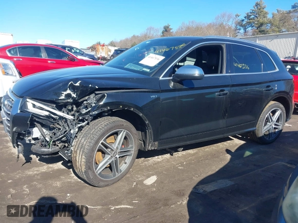 2018 Audi SQ5 Prestige with VIN WA1C4AFY1J2096760, listed as a IAAI auction lot 41467536 with 110,654 mi miles. Bid and sale history available at carsss.com. Image 14.