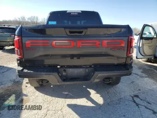 2017 Ford F-150 Raptor with VIN 1FTFW1RG1HFC89834, listed as a Copart auction lot 48938735 with 120,701 mi miles and Salvage Title. Bid and sale history available at carsss.com. Image 6.