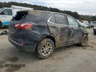 2021 Chevrolet Equinox LT with VIN 3GNAXKEV2MS125376, listed as a Copart auction lot 47312275 with 112,292 mi miles and Salvage Title. Bid and sale history available at DreamBid. Image 3.