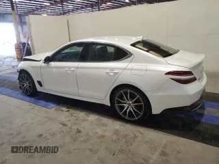 2023 Genesis G70 2.0T with VIN KMTG34TA2PU127340, listed as a Copart auction lot 75685363 with 8,201 mi miles and Non Repairable. Bid and sale history available at DreamBid. Image 2.