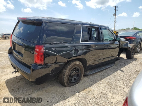 2018 Chevrolet Tahoe Commercial z VIN 1GNLCDECXJR206820, wystawiony jako Copart lot #54764845 z przebiegiem 157 668 mil mil oraz Szkoda całkowita • Salvage title. Historia ofert i sprzedaży dostępna na DreamBid. Obrazek 3.