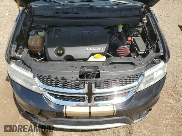 2013 Dodge Journey SXT with VIN 3C4PDCBG9DT619557, listed as a Copart auction lot 61551545 with 159,950 mi miles and Salvage title. Bid and sale history available at DreamBid. Image 11.