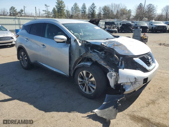2016 Nissan Murano SL with VIN 5N1AZ2MH4GN108538, listed as a Copart auction lot 48416645 with 63,999 mi miles and Salvage Title. Bid and sale history available at carsss.com. Image 4.