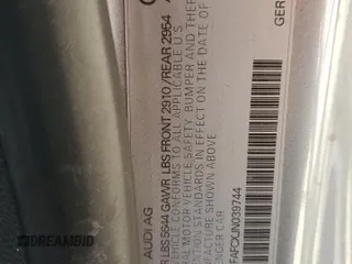 2018 Audi S7 Prestige z VIN WAU2FAFCXJN039744, wystawiony jako Copart lot #81291564 z przebiegiem 73 238 mil mil oraz Szkoda całkowita • Salvage title. Historia ofert i sprzedaży dostępna na DreamBid. Obrazek 13.