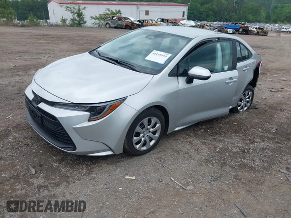 2025 Toyota Corolla LE with VIN 5YFB4MDE0SP259512, listed as a IAAI auction lot 42119195 with 7,078 mi miles. Bid and sale history available at carsss.com. Image 16.