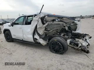 2021 GMC Sierra 1500 Elevation with VIN 3GTU9CED2MG155851, listed as a Copart auction lot 55025135 with 81,990 mi miles and Salvage Title. Bid and sale history available at DreamBid. Image 2.