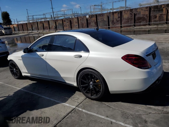 2019 Mercedes-Benz S 63 AMG z VIN WDDUG8JB2KA489435, wystawiony jako Copart lot #48577715 z przebiegiem 43 825 mil mil oraz Szkoda całkowita • Salvage title. Historia ofert i sprzedaży dostępna na DreamBid. Obrazek 2.