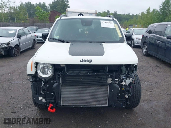 2023 Jeep Renegade Trailhawk z VIN ZACNJDC17PPP43612, wystawiony jako IAAI lot #42486733 z przebiegiem 17 658 mil mil oraz . Historia ofert i sprzedaży dostępna na DreamBid. Obrazek 13.