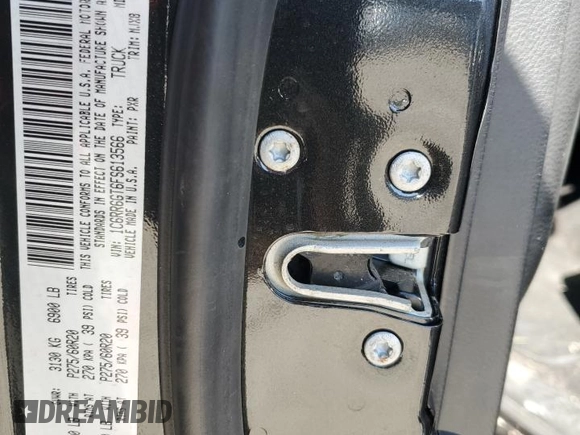 2015 Ram 1500 Big Horn with VIN 1C6RR6GT6FS613566, listed as a Copart auction lot 48373025 with 101,708 mi miles and Salvage Title. Bid and sale history available at carsss.com. Image 12.