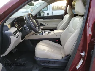 2023 Infiniti QX60 Sensory with VIN 5N1DL1GS4PC368742, listed as a Copart auction lot 84702134 with 24,542 mi miles and Salvage title. Bid and sale history available at DreamBid. Image 7.