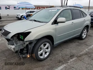 2004 Lexus RX 330 z VIN JTJGA31UX40036733, wystawiony jako Copart lot #59577715 z przebiegiem 206 847 mil mil oraz Szkoda całkowita • Salvage title. Historia ofert i sprzedaży dostępna na DreamBid. Obrazek 1.