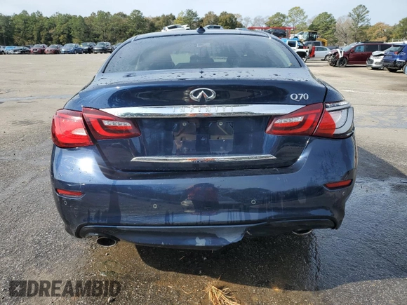 2015 Infiniti Q70 with VIN JN1BY1AP4FM542421, listed as a Copart auction lot 42403435 with Not provided miles and Non repairable. Bid and sale history available at DreamBid. Image 6.
