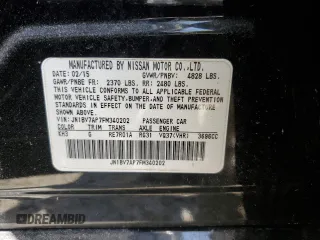 2015 Infiniti Q50 Premium z VIN JN1BV7AP7FM340202, wystawiony jako Copart lot #52777575 z przebiegiem 70 023 mil mil oraz Szkoda całkowita • Salvage title. Historia ofert i sprzedaży dostępna na DreamBid. Obrazek 12.