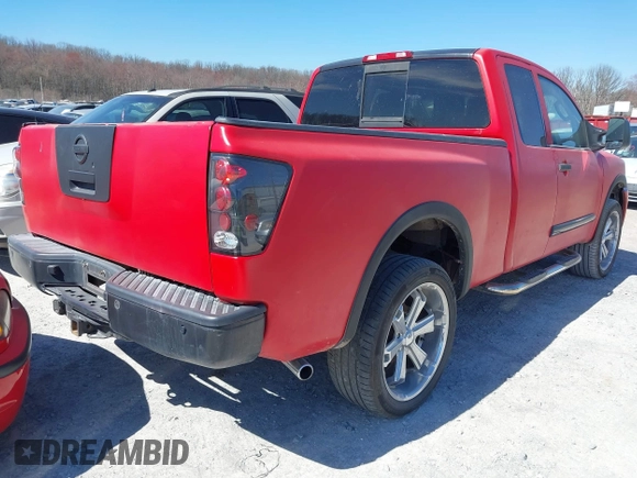 2008 Nissan Titan XE with VIN 1N6BA06C78N302839, listed as a IAAI auction lot 41668311 with 202,182 mi miles and . Bid and sale history available at DreamBid. Image 4.