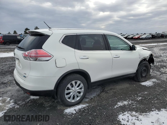 2014 Nissan Rogue S with VIN 5N1AT2MK9EC807010, listed as a Copart auction lot 43414925 with 238,017 mi miles and Salvage Title. Bid and sale history available at carsss.com. Image 3.