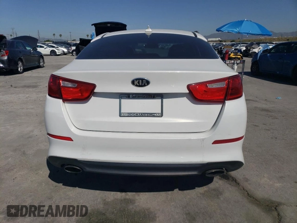 2015 Kia Optima EX with VIN 5XXGN4A7XFG512763, listed as a Copart auction lot 51869605 with 132,666 mi miles and Clean Title. Bid and sale history available at carsss.com. Image 6.