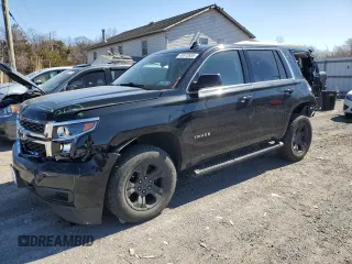2019 Chevrolet Tahoe LS z VIN 1GNSKAKC4KR341147, wystawiony jako Copart lot #49372655 z przebiegiem 90 093 mil mil oraz Szkoda całkowita • Salvage title. Historia ofert i sprzedaży dostępna na DreamBid. Obrazek 1.