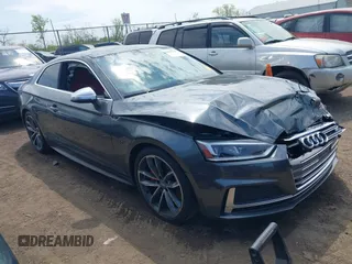 2018 Audi S5 Premium Plus z VIN WAUP4AF56JA008687, wystawiony jako IAAI lot #42094201 z przebiegiem 51 577 mil mil oraz . Historia ofert i sprzedaży dostępna na DreamBid. Obrazek 1.