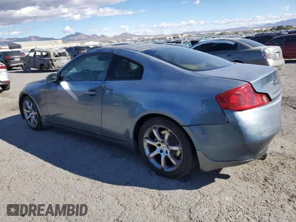 2005 Infiniti G35 Coupe with VIN JNKCV54E65M410124, listed as a Copart auction lot 78434484 with 126,848 mi miles and Salvage Title. Bid and sale history available at carsss.com. Image 2.