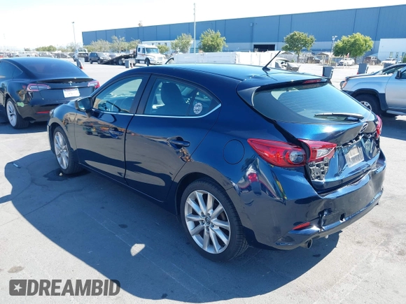 2017 Mazda 3 Touring with VIN 3MZBN1L77HM140562, listed as a IAAI auction lot 42761296 with 76,987 mi miles and . Bid and sale history available at DreamBid. Image 3.