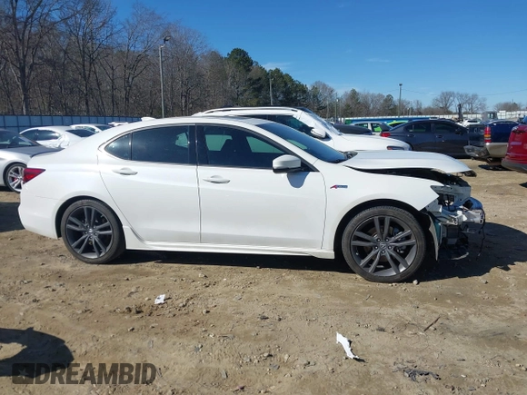 2018 Acura TLX w/A-SPEC Pkg with VIN 19UUB2F63JA007945, listed as a IAAI auction lot 41320172 with 160,616 mi miles. Bid and sale history available at carsss.com. Image 14.