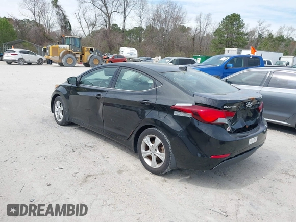 2016 Hyundai Elantra SE with VIN 5NPDH4AE7GH715222, listed as a IAAI auction lot 41847594 with 100,791 mi miles and . Bid and sale history available at DreamBid. Image 3.
