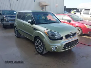 2013 Kia Soul + with VIN KNDJT2A66D7610055, listed as a IAAI auction lot 42142703 with 133,274 mi miles and . Bid and sale history available at DreamBid. Image 1.