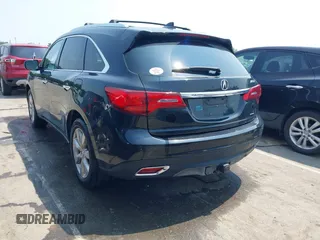 2014 Acura MDX Advance with VIN 5FRYD4H84EB032918, listed as a IAAI auction lot 42399048 with 160,523 mi miles and . Bid and sale history available at DreamBid. Image 3.