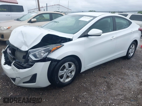 2015 Hyundai Elantra SE z VIN 5NPDH4AE3FH649752, wystawiony jako IAAI lot #42311622 z przebiegiem 100 166 mil mil oraz . Historia ofert i sprzedaży dostępna na DreamBid. Obrazek 2.