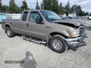2002 Ford Super Duty F-250 XL with VIN 1FTNX20F82ED46224, listed as a Copart auction lot 72946844 with 63,954 mi miles and Salvage Title. Bid and sale history available at carsss.com. Image 4.