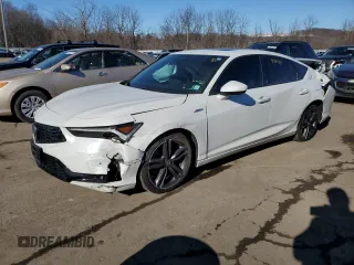 2023 Acura Integra w/A-Spec Package with VIN 19UDE4H36PA010787, listed as a Copart auction lot 88249815 with 69,571 mi miles and Salvage Title. Bid and sale history available at carsss.com. Image 1.