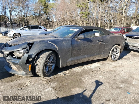2017 Chevrolet Camaro 1LT with VIN 1G1FB3DS3H0173193, listed as a Copart auction lot 46945815 with 60,463 mi miles and Clean Title. Bid and sale history available at carsss.com. Image 1.