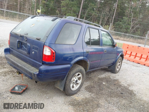 2002 Isuzu Rodeo S with VIN 4S2CK58W824315044, listed as a IAAI auction lot 41532841 with 285,951 mi miles and . Bid and sale history available at DreamBid. Image 4.