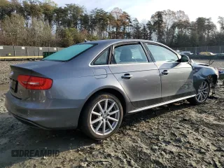 2014 Audi A4 Premium Plus with VIN WAUFFAFL2EN019432, listed as a Copart auction lot 80569484 with 90,881 mi miles and Salvage Title. Bid and sale history available at carsss.com. Image 3.