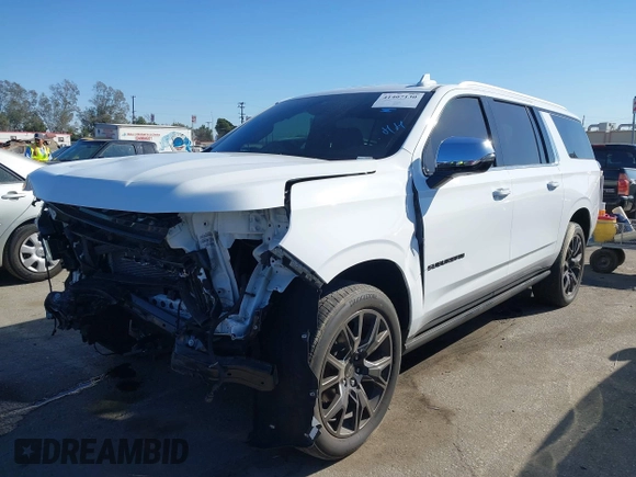 2023 Chevrolet Suburban Premier with VIN 1GNSKFKD6PR294748, listed as a IAAI auction lot 41407130 with 44,783 mi miles and . Bid and sale history available at DreamBid. Image 2.