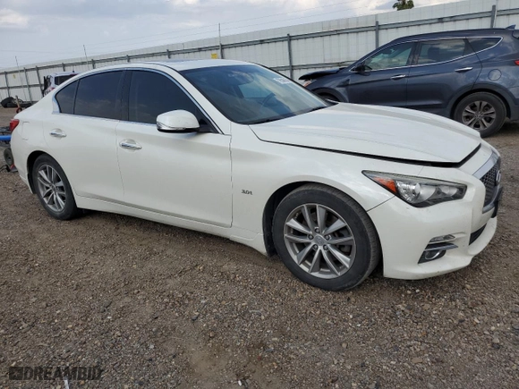 2017 Infiniti Q50 3.0t Premium with VIN JN1EV7AP8HM733853, listed as a Copart auction lot 76540154 with NaN miles and Salvage Title. Bid and sale history available at carsss.com. Image 4.