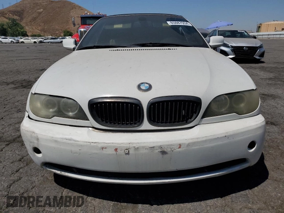 2004 BMW 3 Series 325Ci with VIN WBABW33484PL29739, listed as a Copart auction lot 65087934 with 121,581 mi miles and Salvage Title. Bid and sale history available at carsss.com. Image 5.