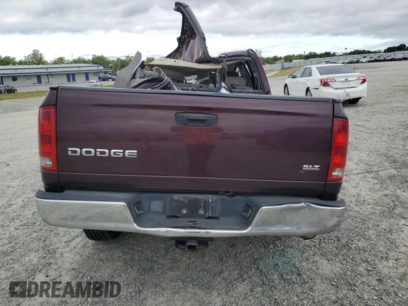 2004 Dodge 1500 SLT with VIN 1D7HA18N34S586408, listed as a Copart auction lot 53653925 with Not Provided miles and Non Repairable. Bid and sale history available at DreamBid. Image 6.