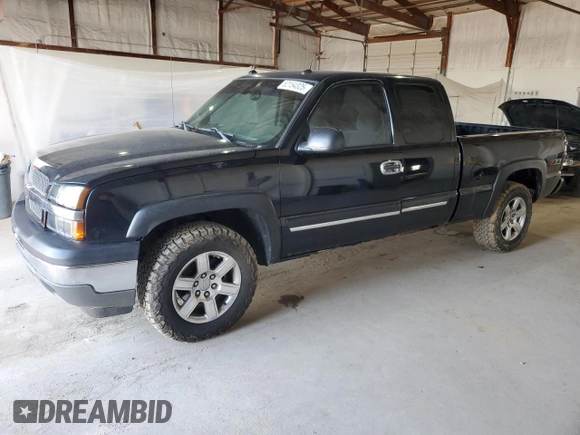 2005 Chevrolet Silverado 1500 Z71 z VIN 1GCEK19B75Z241454, wystawiony jako Copart lot #52154325 z przebiegiem 203 436 mil mil oraz Szkoda całkowita • Salvage title. Historia ofert i sprzedaży dostępna na DreamBid. Obrazek 1.