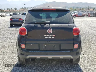 2014 FIAT 500L Trekking with VIN ZFBCFADH4EZ008674, listed as a Copart auction lot 60470524 with 150,428 mi miles and Salvage Title. Bid and sale history available at carsss.com. Image 6.